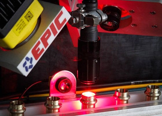 A custom vision inspection machine engineered by EPIC