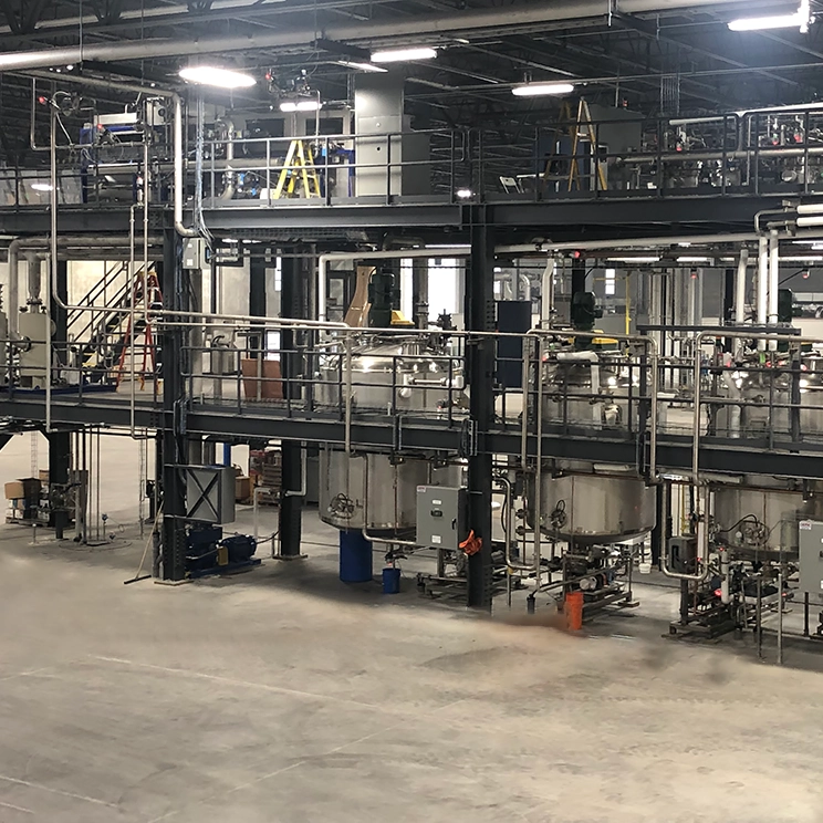 New Production Plant for Multistage Chemical Encapsulation